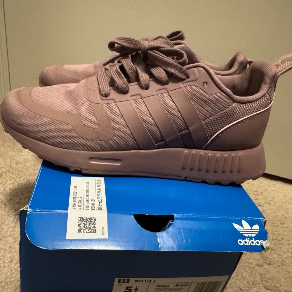 Muave Adidas Multix J women’s size 7.5/youth 5.5